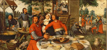 Peasant's Feast, 1550 von Pieter Aertsen