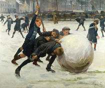 The Giantest Snowball, 1903 by Jean Mayne