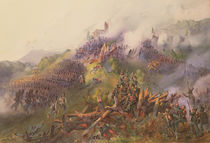 The Battle of Vicenza: the Storming of Monte Berico by Franz Gerusch