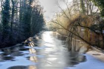 Fluss im Winter von Philippe Mendig
