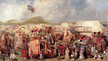 Native Princes Arriving in Camp for the Imperial Assemblage at Delhi by George Landseer
