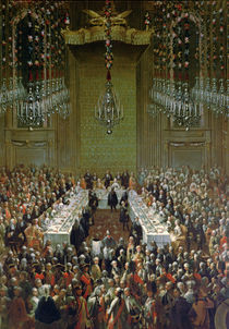 Banquet in the Redoutensaal by Martin II Mytens or Meytens