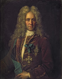 Portrait of State Chancellor Count G. Golovkin by Ivan Nikitich Nikitin