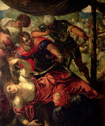 Battle between Turks and Christians von Jacopo Robusti Tintoretto