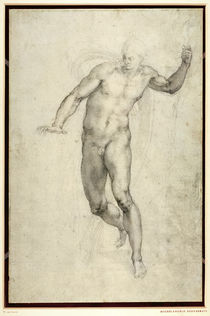 Study for The Last Judgement von Michelangelo Buonarroti