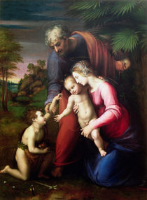 Holy Family with John the Baptist by Sanzio of Urbino Raphael