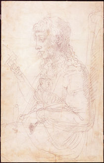 W.40 Sketch of a female figure von Michelangelo Buonarroti