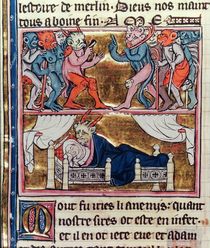 Ms Fr. 95 fol.113v Council of Demons by French School