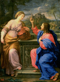 Christ and the Woman from Samaria von Carlo Maratta or Maratti