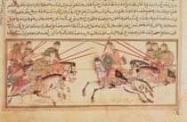 Battle between Mongol tribes by Islamic School