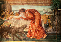Circe Pouring Poison into a Vase and Awaiting the Arrival of Ulysses von Edward Coley Burne-Jones