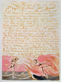 The Marriage of Heaven and Hell; The Voice of the Devil by William Blake