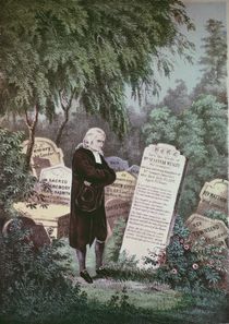 The Rev. John Wesley visiting his mother's grave by English School