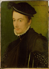 Portrait presumed to be Hercule-Francois de France Duke of Alencon by Francois Clouet
