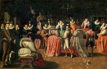 Ball at the Court of King Henri III of France von French School