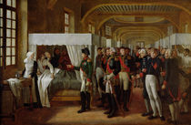 Napoleon visiting the Infirmary of Invalides on 11th February 1808 by Alexandre Veron Bellecourt