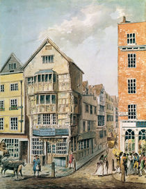 Corner of Fleet Street and Chancery Lane by William Alexander
