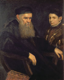Old man and his servant, 1565 by Jacopo Robusti Tintoretto