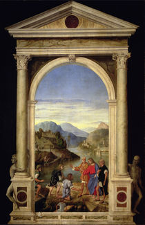 The Annointing of Zebedee's sons James and John by Marco Basaiti