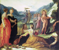 Apollo, Pallas and the Muses by Bartholomaeus Spranger