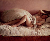 Sleeping woman, 1849 von Johann Baptist Reiter