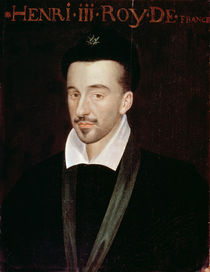 Portrait of Henri III von French School