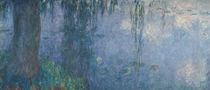 Waterlilies: Morning with Weeping Willows von Claude Monet