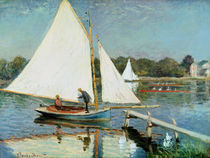Sailing at Argenteuil, c.1874 by Claude Monet