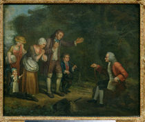 The Calas Family before Voltaire at Ferney by French School