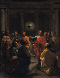 Christ Instituting the Eucharist von Nicolas Poussin