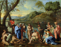 St. John Baptising the People von Nicolas Poussin