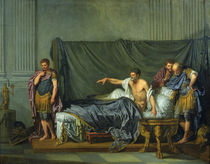 The Emperor Severus Rebuking his Son von Jean Baptiste Greuze