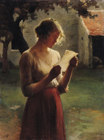 The Letter by Henri Lerolle