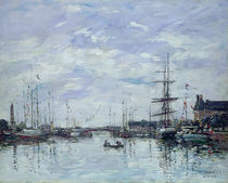 Deauville, the Dock, 1892 by Eugene Louis Boudin