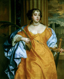 Barbara Villiers, Duchess of Cleveland as St. Catherine of Alexandria von Peter Lely