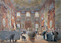 The Marble Room with Egyptian von Carl Goebel