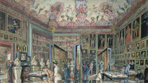 The Genealogy Room of the Ambraser Gallery in the Lower Belvedere by Carl Goebel