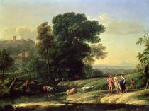 Landscape with Cephalus and Procris Reunited by Diana by Claude Lorrain