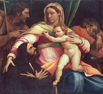 Madonna and Child with SS. Joseph and John the Baptist and a Donor von Sebastiano del Piombo