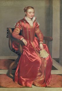 Portrait of a Lady, c.1555-60 von Giovanni-Battista Moroni