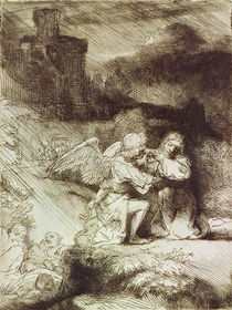The Agony in the Garden by Rembrandt Harmenszoon van Rijn