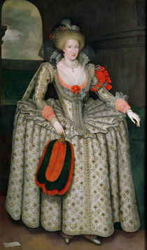 Anne of Denmark, c.1605-10 von Marcus Gheeraerts
