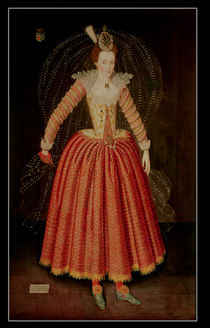 Lucy Harrington, Countess of Bedford von John de, the Elder Critz