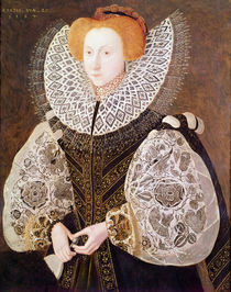 Unknown Girl, aged 20, 1587 von John the Younger Bettes