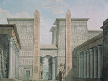 The Entrance to the Temple by German School