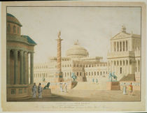The Capitol, set design for 'Titus' by Friedrich Beuther