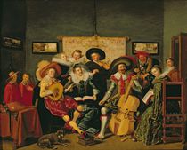 A Musical Party, c.1625 von Dirck Hals
