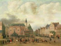 Announcement of the Peace of Breda in the Grote Markt von Gillis Rombouts