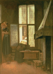 Woman at a Window, 1654 von Jacobus Vrel or Frel