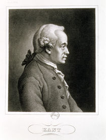 Portrait of Emmanuel Kant by French School